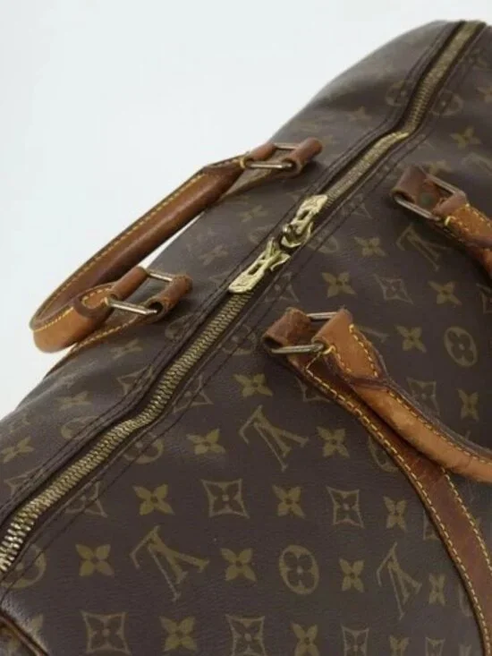 LOUIS VUITTON Monogram Keepall Bandouliere 50 Boston Bag M41416 LV Auth 171949 - Picture 6 of 16